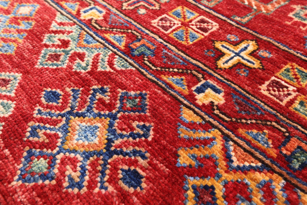 2' 7" X 10' 5" Hand Knotted Persian Gabbeh Tribal Runner Rug Q5717