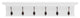 Traditional Classic White Wood Six Hook Hanging Coat Rack