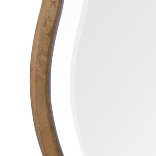 Uttermost Aneta Gold Round Mirror