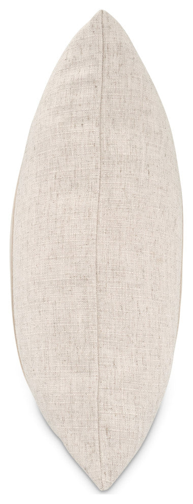 Moonbeam Baldwin 21" Square Pieced Pillow, Set of 2, Dove