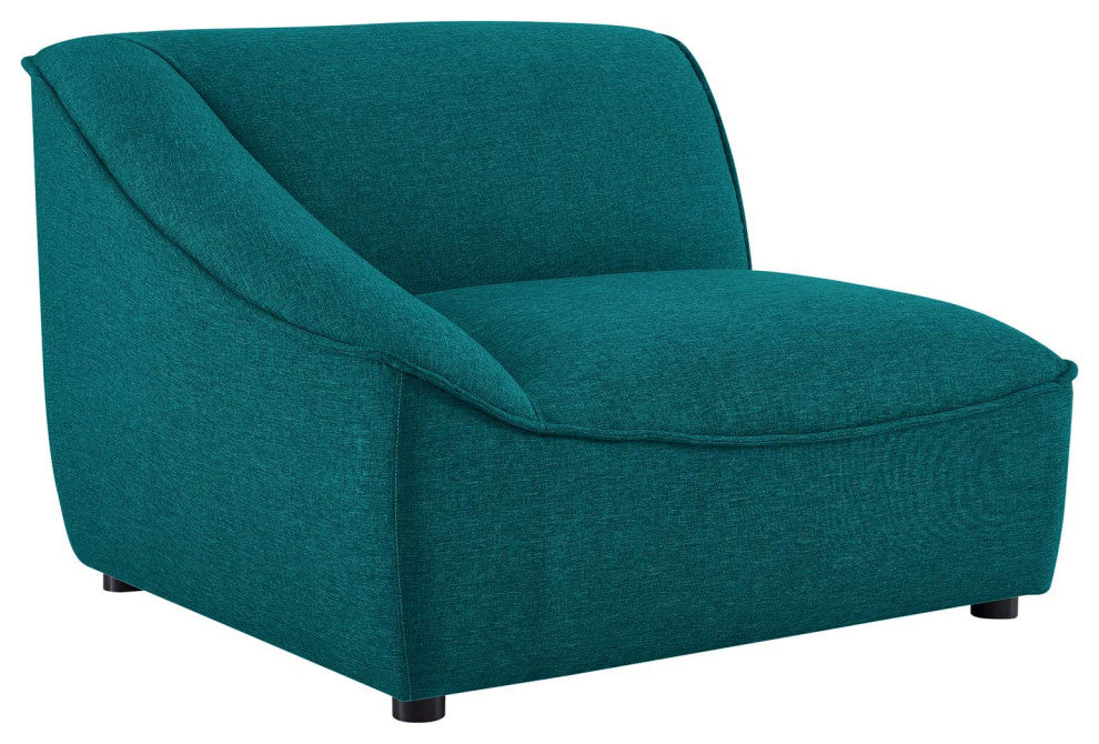 Comprise Left-Arm Sectional Sofa Chair-Teal
