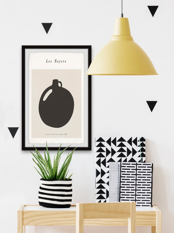 "Les Sujets" Framed Painting Print, 24x36