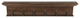 Rustic Dark Teak Six Hook Hanging Coat Rack