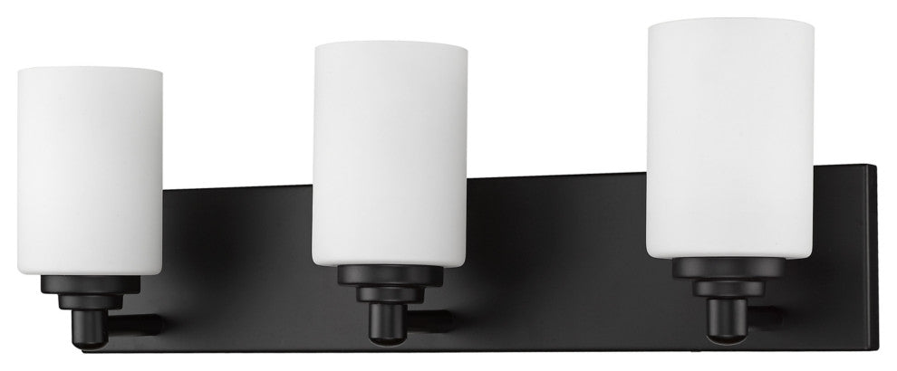 Z-Lite 485-3V Soledad 3 Light 23"W Vanity Light - Matte Black