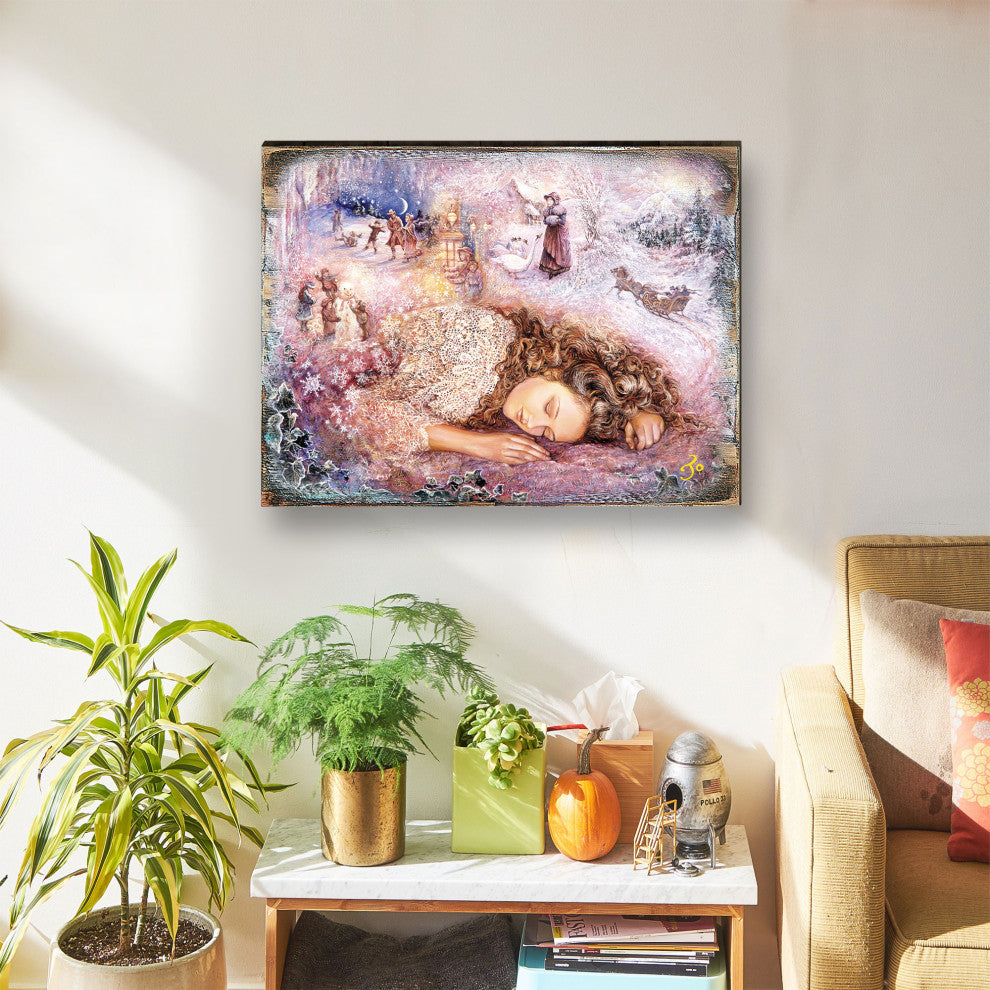 Winter Dream Wall and Table Top Wooden Decor, 48x36