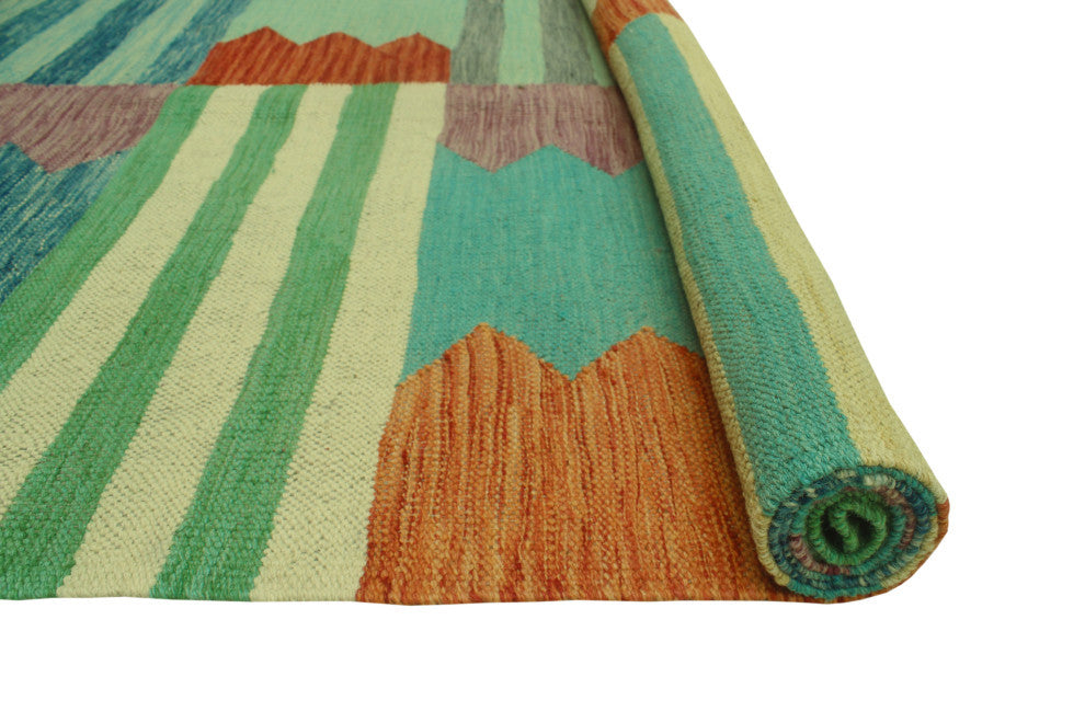 Winchester Kilim Jessica Red/Beige Rug, 8'2x9'7