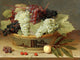Tile Mural Still Life With Grapes By Isaak Soreau, 6"x8", Matte