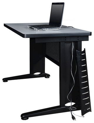 Fusion 48"x24" Training Table, Mahogany