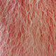 Genuine Mongolian Sheepskin Throw Pillow with Insert (16+ Colors), Frosted Pink