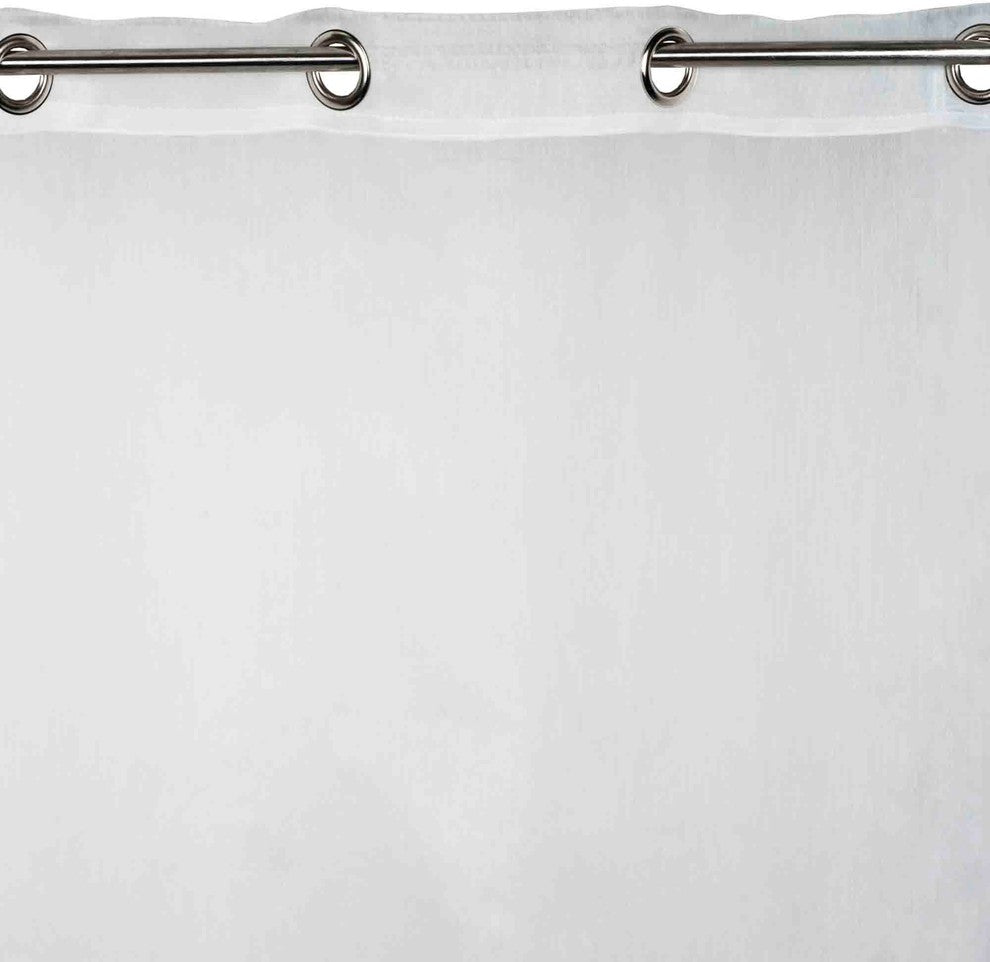 Eyelet Sheer Tramontane, White, 137.8"x118.1"