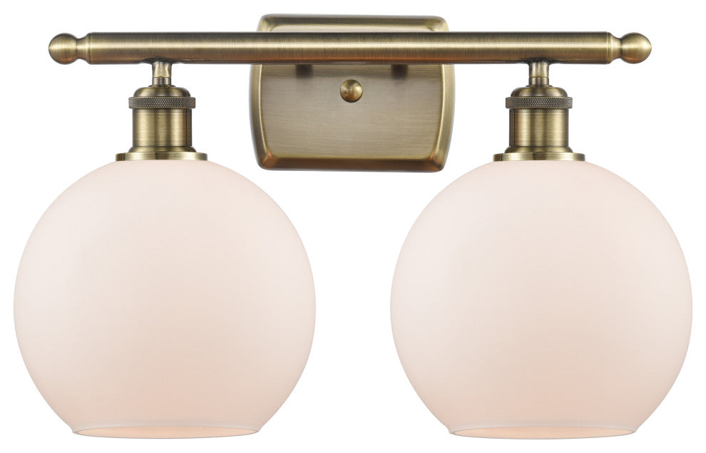Innovations Lighting 516-2W-AB-G121-8-LED 2 Light 16" Bath Vanity Light