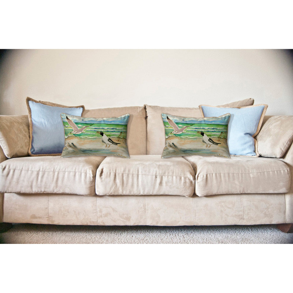 Seagulls Large Indoor/Outdoor Pillow 16x20
