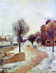 Paul Gauguin Suburb under Snow Wall Decal