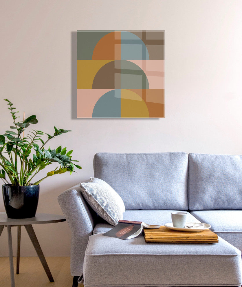 Autumn Vibes Floating Acrylic Art by Apricot and Birch, Assorted 23x23