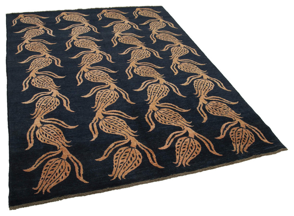 Rug N Carpet - Handmade Oriental 5' 9" x 7' 10" One-of-a-Kind Oushak Area Rug