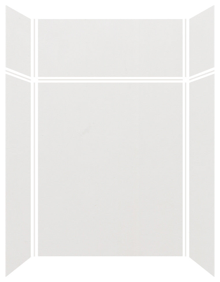 Transolid Expressions Shower Wall Kit, Gray, 36"x60"x96"