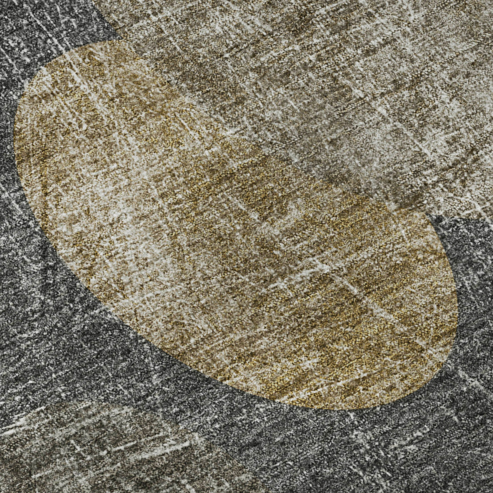 Premium Machine Washable Mayfield AMF556 Brown 10' x 14' Rug
