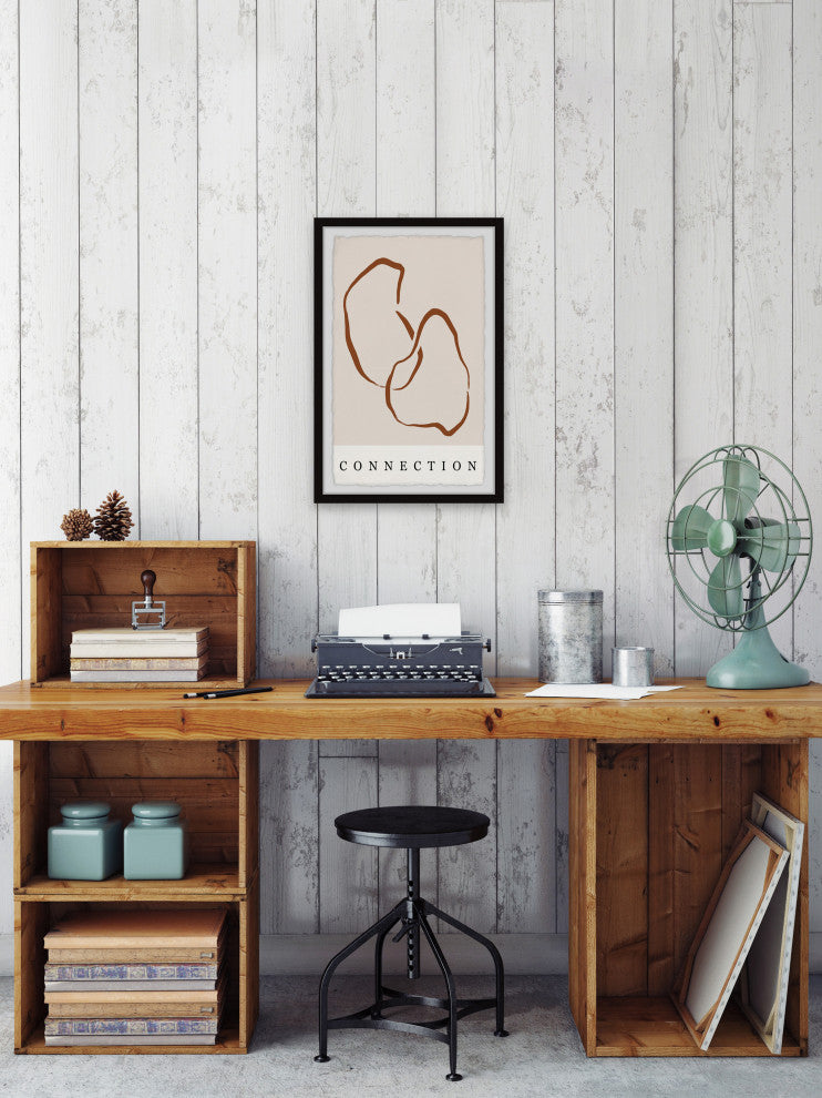 "The Connection" Framed Painting Print, 12x18