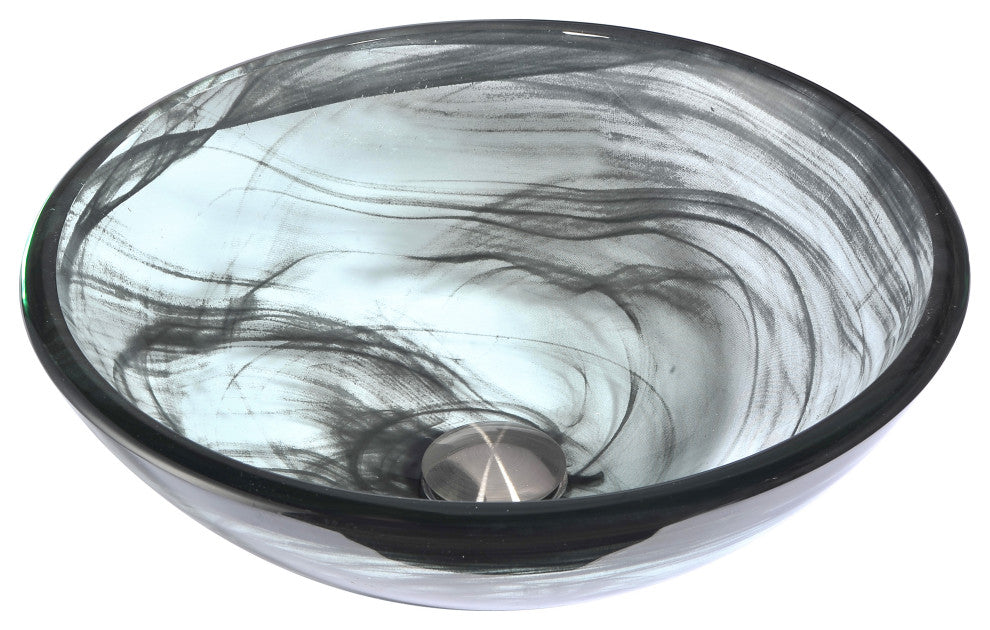 ANZZI Verabue Series Vessel Sink with Pop-Up Drain