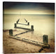 "Beach Memories" Stretched Canvas Giclee by Michael Oates, 18"x18"