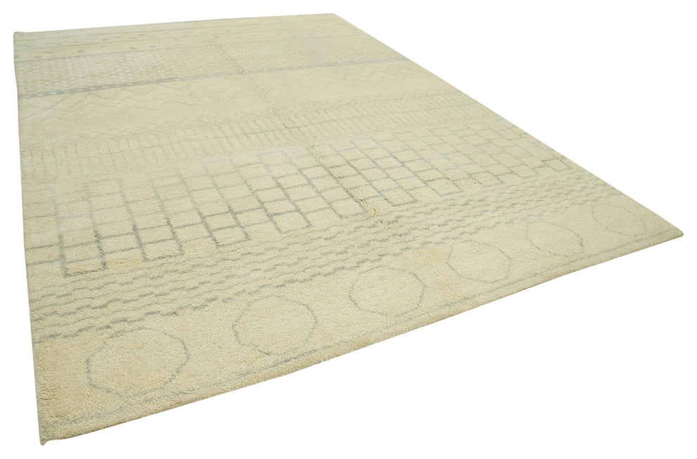 Rug N Carpet - Handmade Decorative 9' 0'' x 12' 0'' Moroccan Area Rug