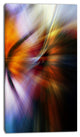 "Red Orange Fusion of Hues" Abstract Digital Art Canvas Print