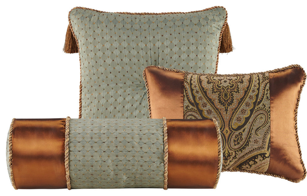 Hampton Hill Canovia Springs 9 Piece Jacquard Comforter Set, Queen