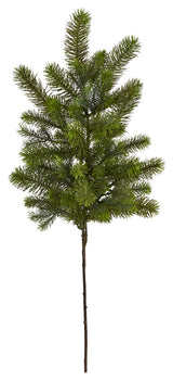 36" Pine Artificial Hanging Flower, Set of 4