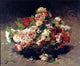 Georges Jeannin Bouquet de Roses, 20"x25" Wall Decal Print