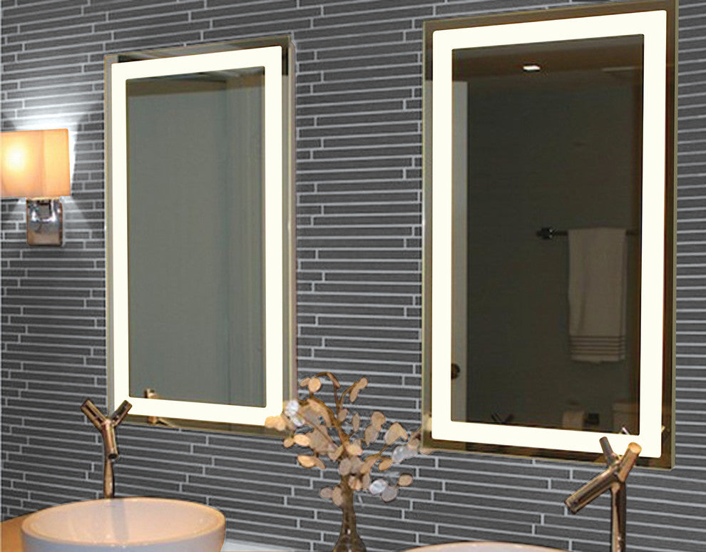 Illume LED Rectangle Backlit Mirrors, 36"x42"