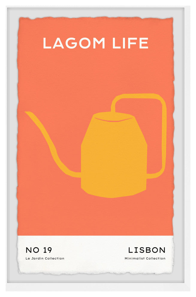 "Minimalist Poster No 19" Framed Painting Print, 12x18