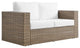 Convene Outdoor Patio Outdoor Patio 5-Piece Furniture Set, Cappuccino White
