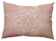 Snowflake Decorative Throw Pillow, Peach, 14"x20"