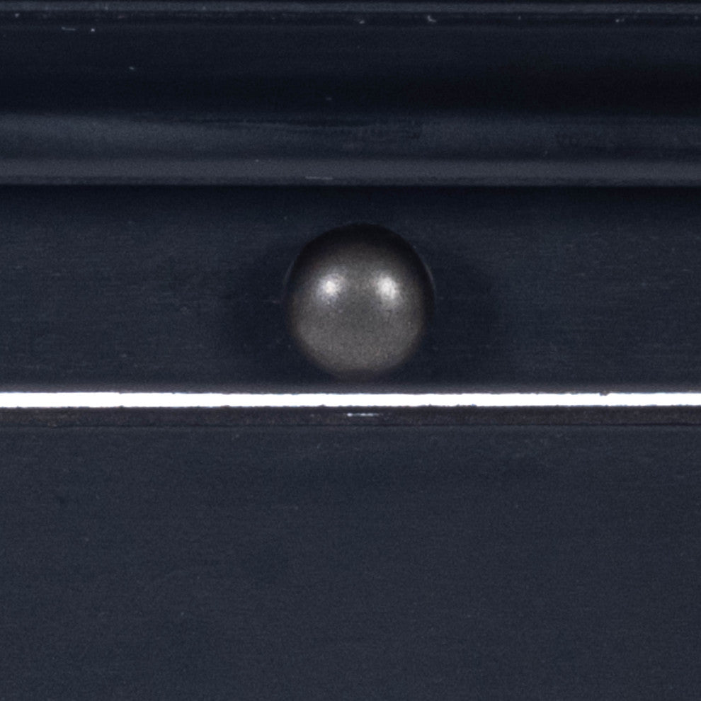 Devane Chairside Table, Black Licorice