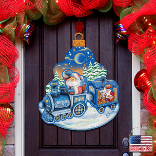 Christmas Train Door Hanger