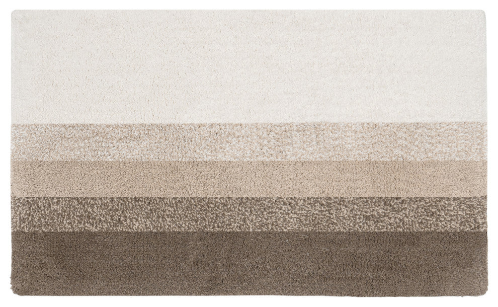 Avebury Cotton Bath Mat, Brown, 21x34