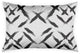 Black Brush Strokes King Pillow Sham