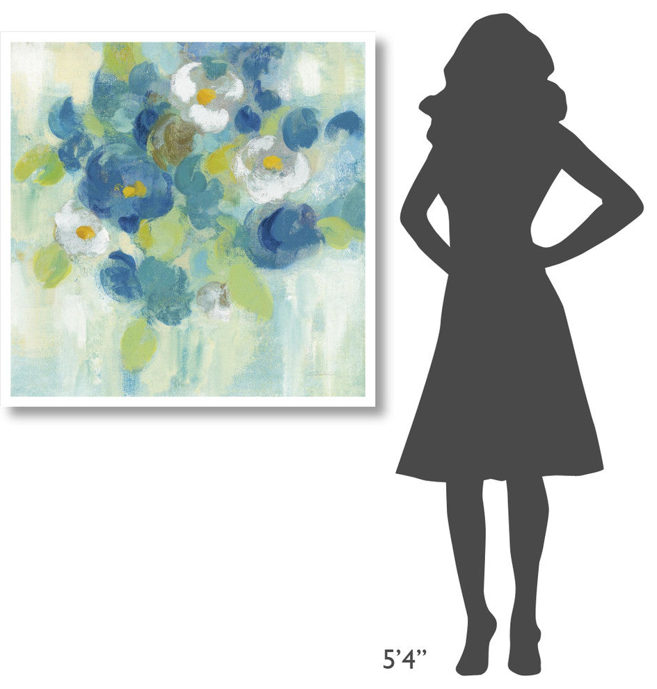 "Spring Aroma III Yellow" Digital Paper Print by Silvia Vassileva, 38"x38"