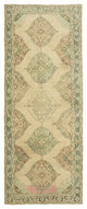 Rug N Carpet - Hand-knotted Turkish 4' 8" x 11' 10" Vintage Runner Rug