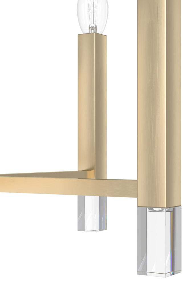 Hunter Sunjai Alturas Gold 4 Light Pendant Ceiling Light