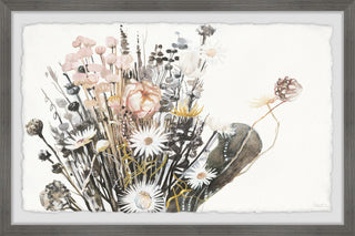 "Flowering Plants" Framed Painting Print