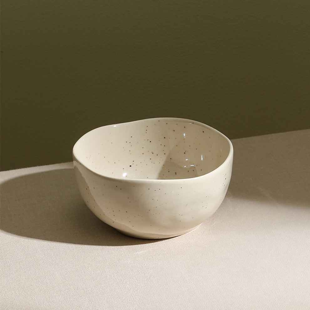 Stone Lain Mirella Stoneware Cereal Bowl Set of 4, Beige