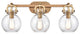 Innovations Lighting 410-3W-BB-7CL-LED Sphere 3 Light 27" Bath Vanity Light
