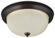 Geary 1-Light Ceiling Flush Mount, Burnt Sienna