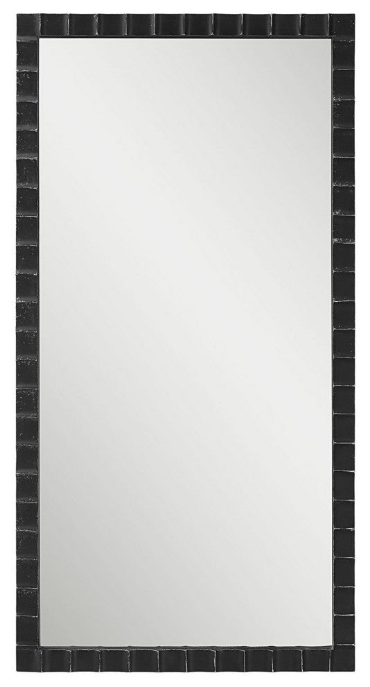 Uttermost UT-9780 Mirror from the Dandridge collection, Matte Black
