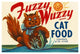 "Fuzzy Wuzzy Brand Cat Food" Digital Paper Print by Retrolabel, 46"x31"