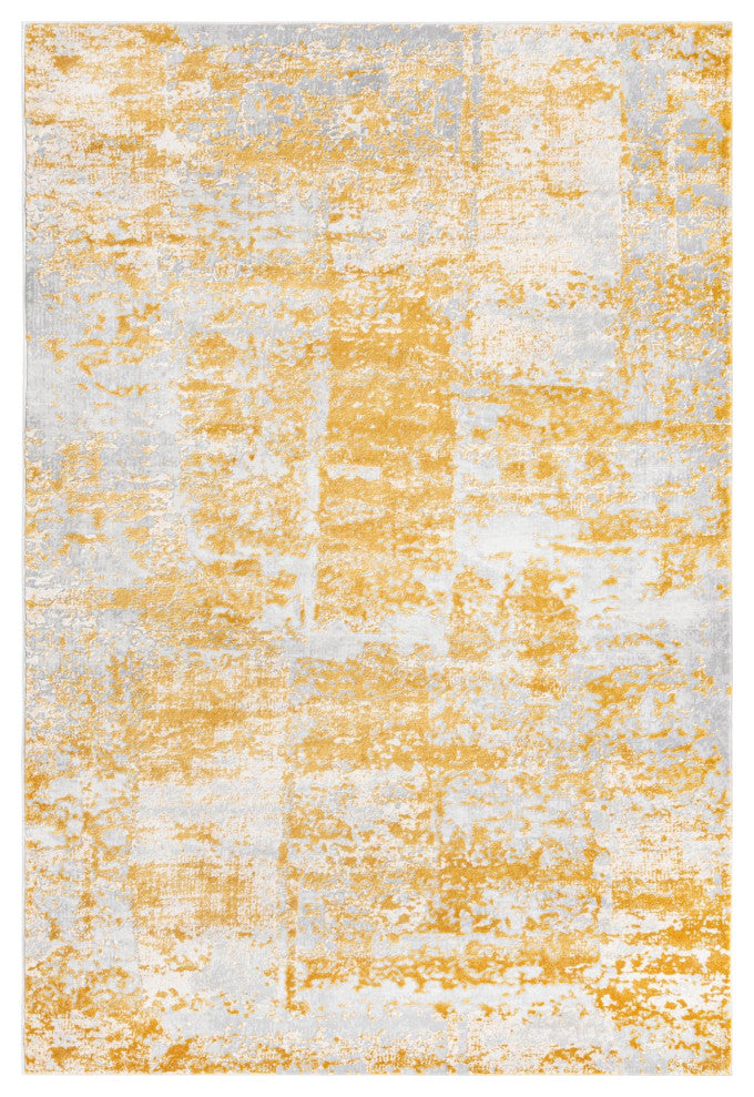 Unique Loom Elizabeth Finsbury Rug, Yellow, 5'3"x8'