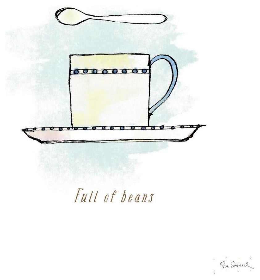 "Good Brew III" Digital Paper Print by Sue Schlabach, 42"x42"