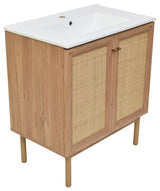 Classe 30" Bathroom Vanity, Oak