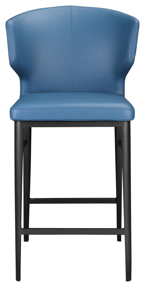 Delaney Counter Stool Steel Blue